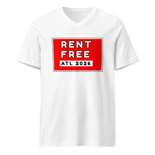 LIMITED EDITION Rent Free ATL 2026 V neck Unisex