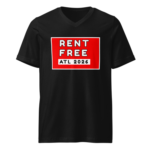 LIMITED EDITION Rent Free ATL 2026 V neck Unisex